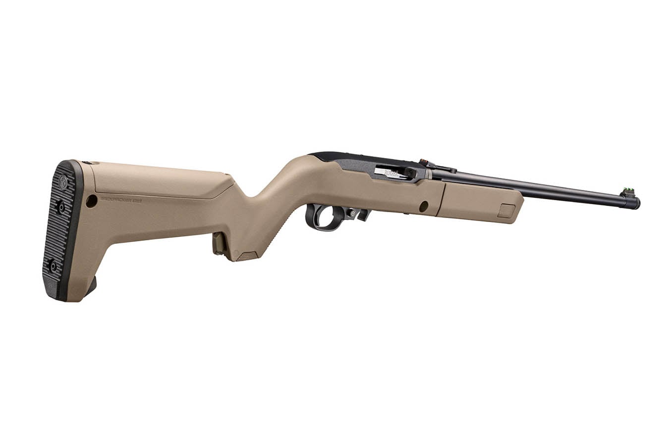 RUGER 10/22 Takedown 22LR Semi-Auto Rifle with Magpul X-22 FDE Backpacker Stock and BX Trigger