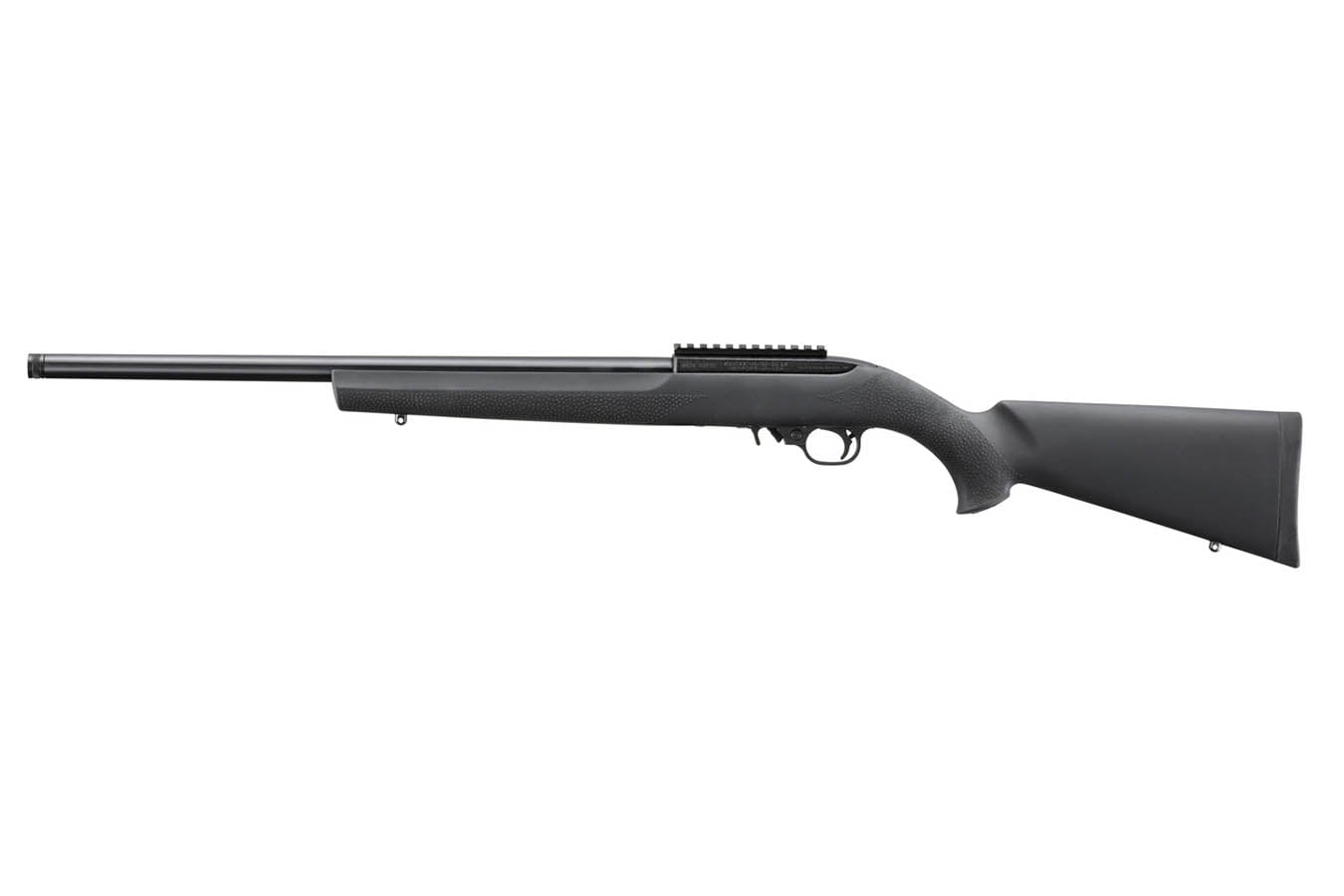 RUGER 10/22 22LR Semi-Auto Rifle with 20 Inch Threaded Barrel and Hogue OverMolded Stock