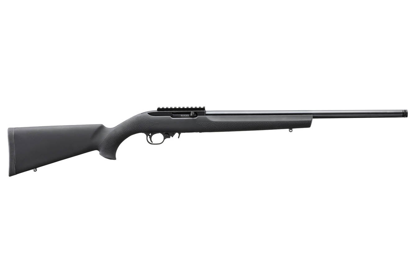 RUGER 10/22 22LR Semi-Auto Rifle with 20 Inch Threaded Barrel and Hogue OverMolded Stock