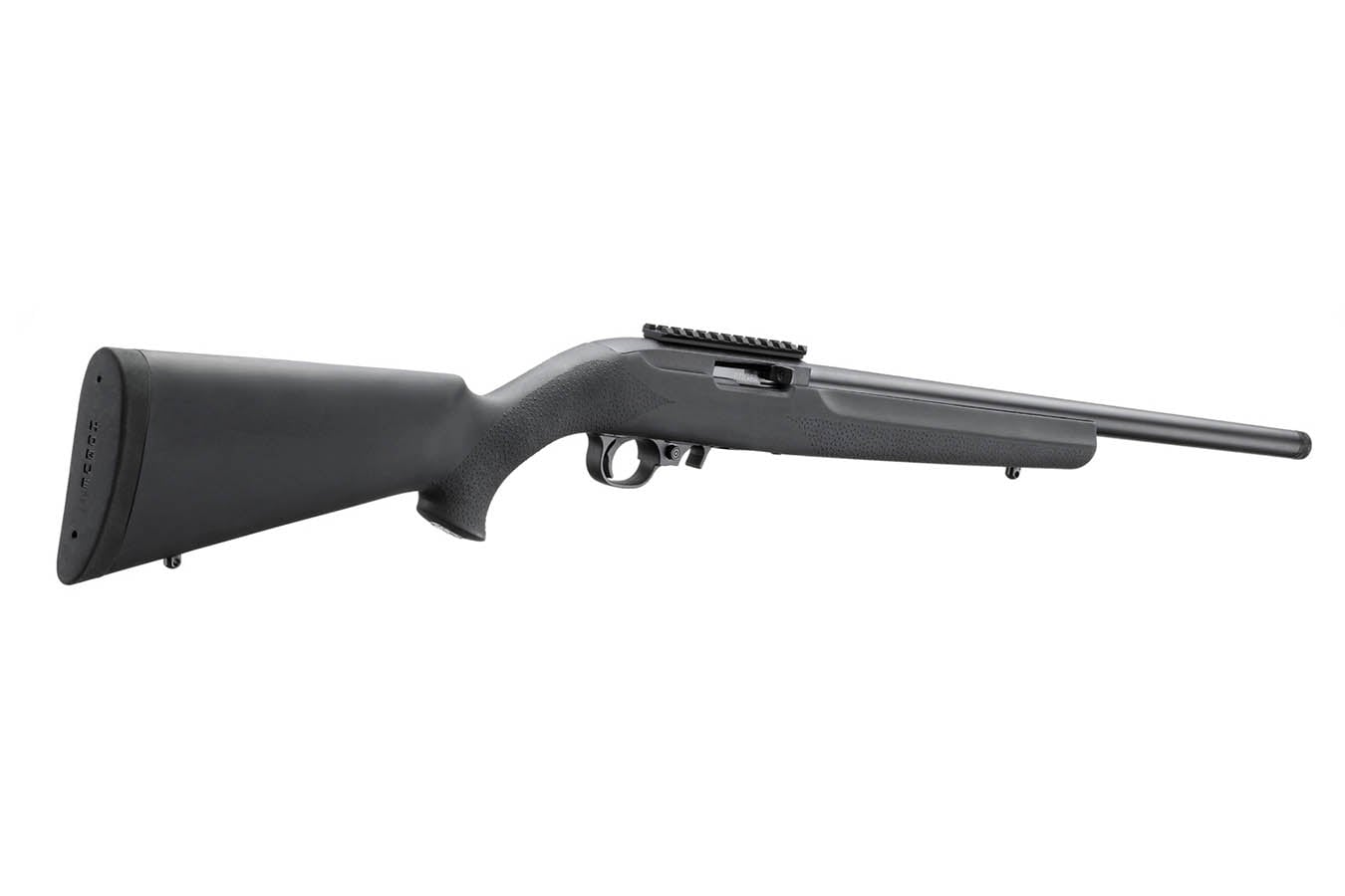 RUGER 10/22 22LR Semi-Auto Rifle with 20 Inch Threaded Barrel and Hogue OverMolded Stock