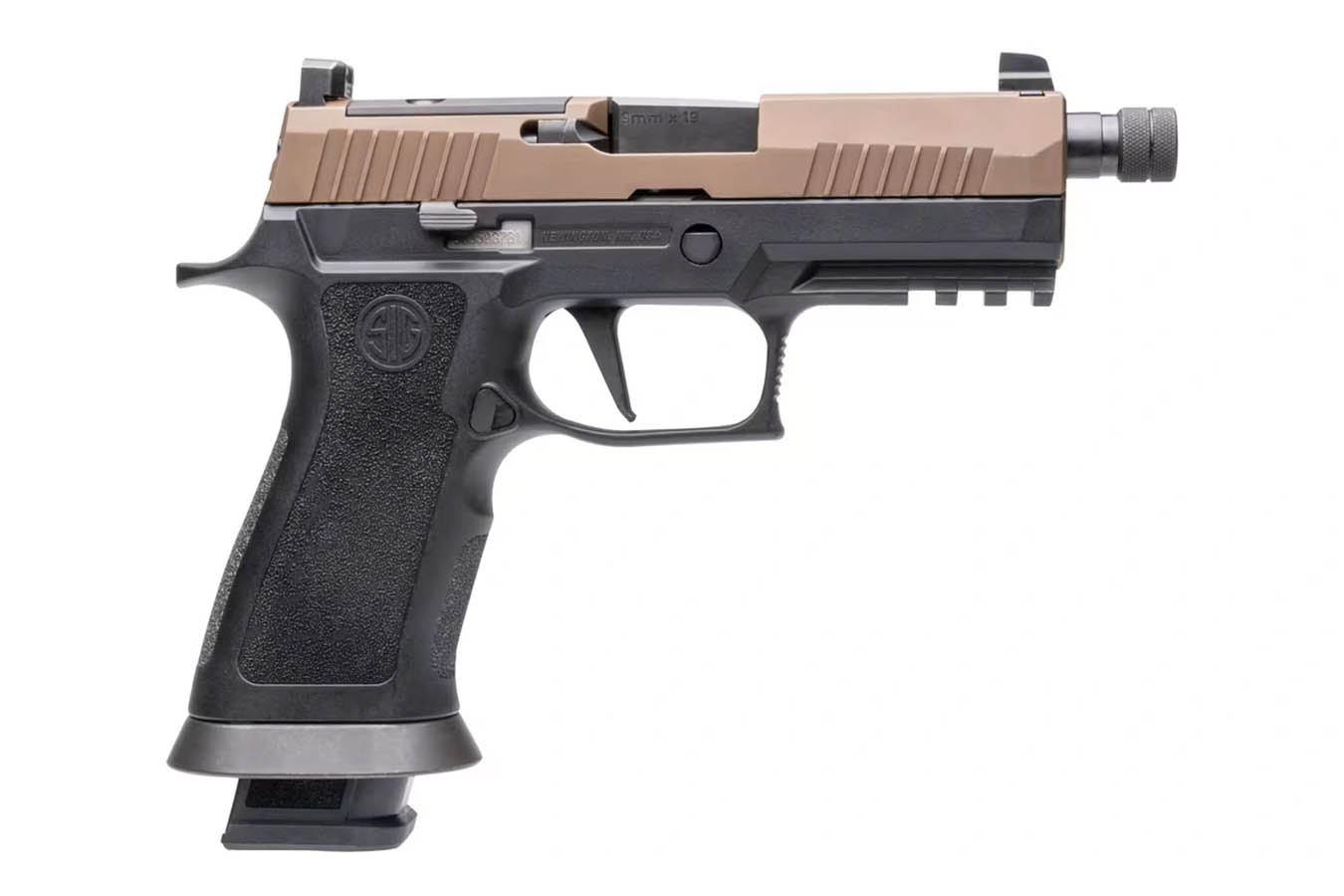 SIG SAUER P320 Snakebite TACOPS Optic Ready PIstol with Threaded Barrel and Four 21 Round Magazines