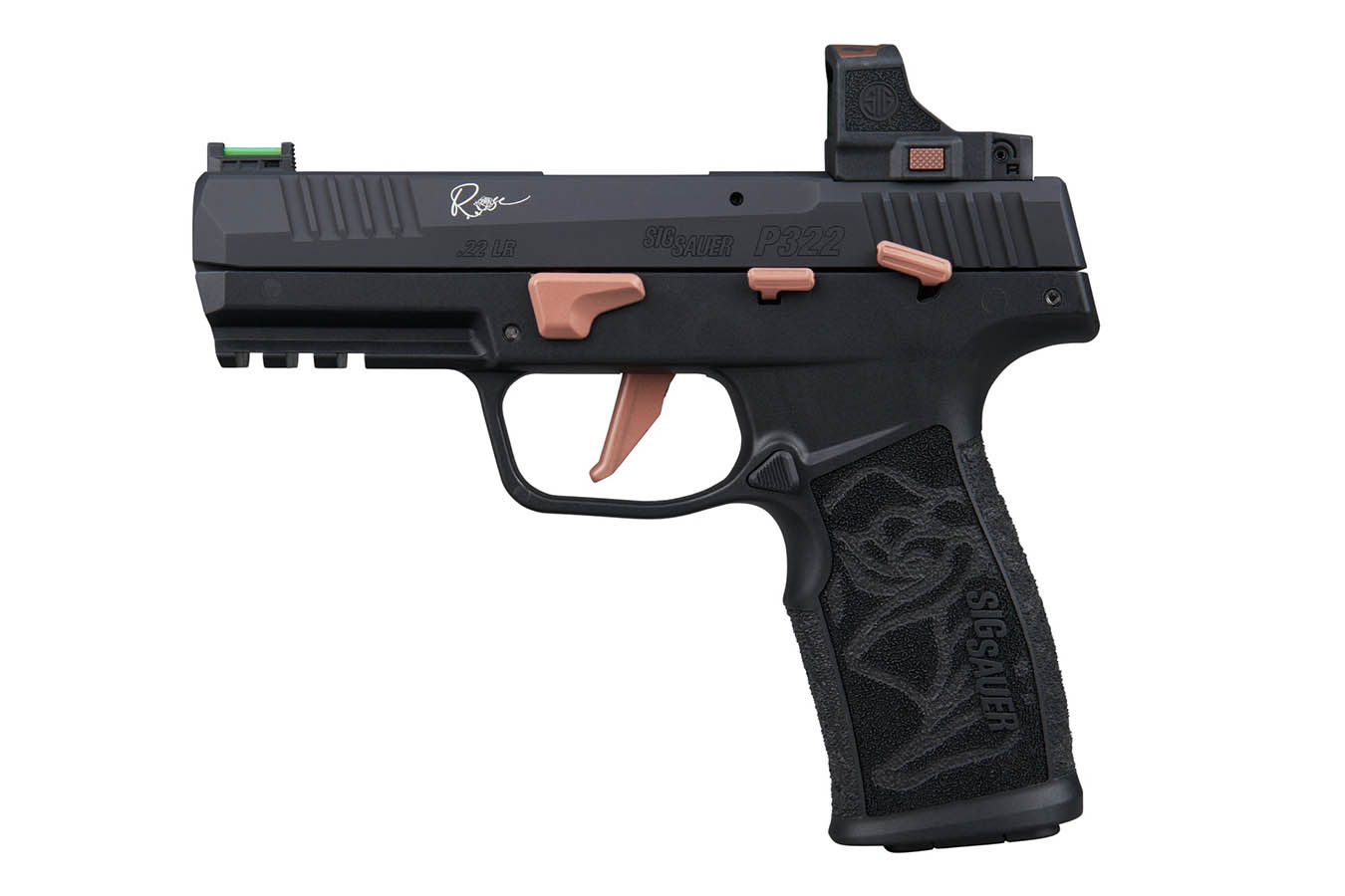 SIG SAUER P322-ROSE 22LR Optic Ready Rimfire Pistol w/ ROMEO-RS Red-Dot Sight