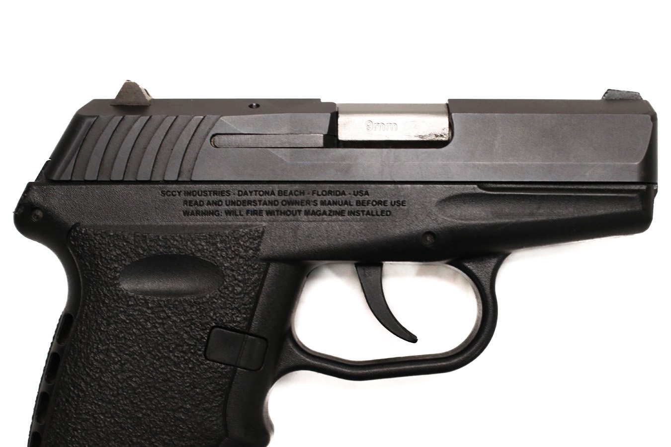 SCCY CPX-2 9mm Police Trade-In Pistol with Black Frame and Black Slide