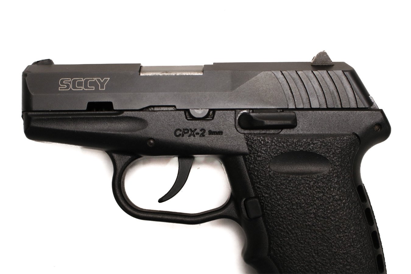 SCCY CPX-2 9mm Police Trade-In Pistol with Black Frame and Black Slide