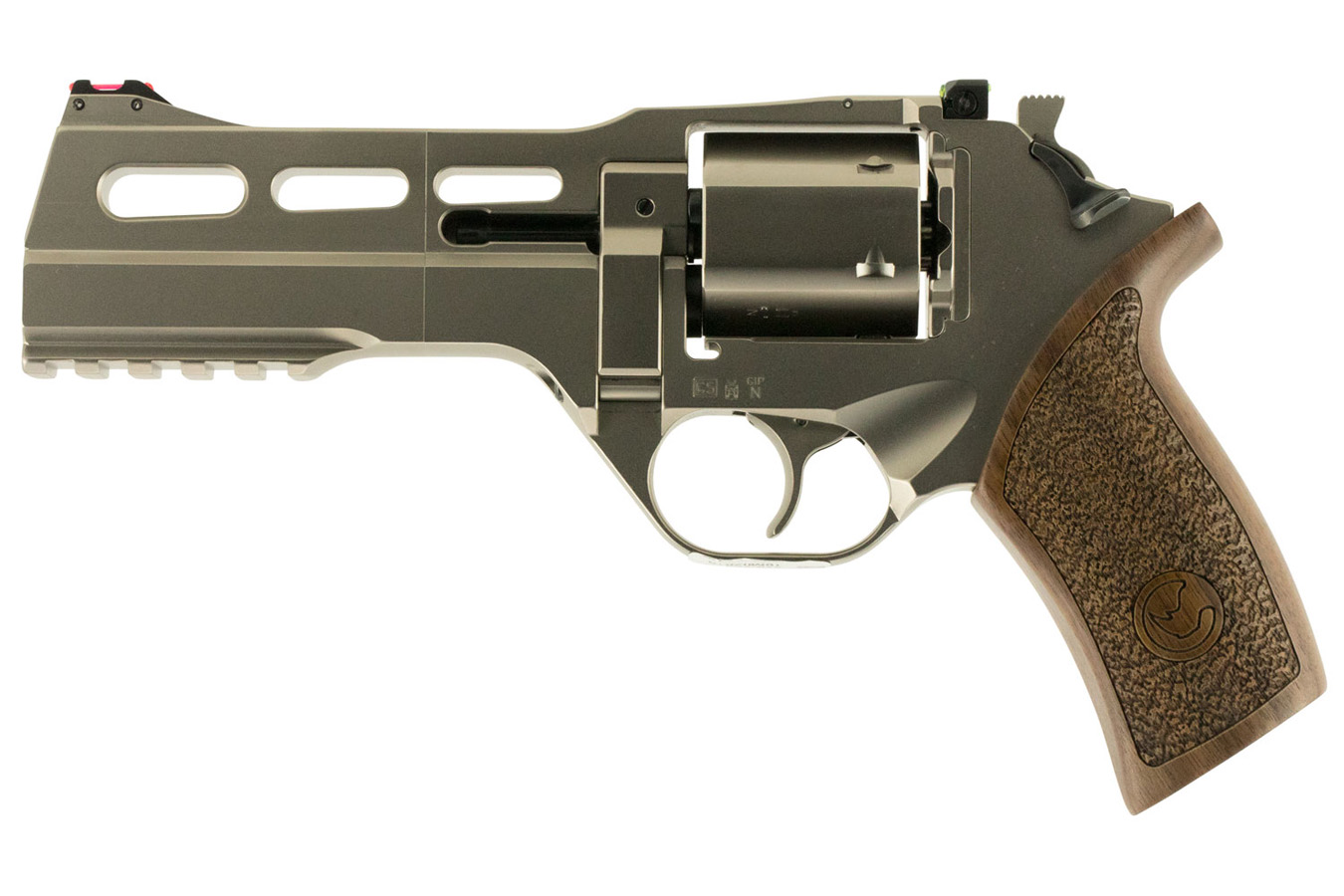 CHIAPPA Rhino 50DS .357 Magnum DA/SA Revolver with Nickel Finish