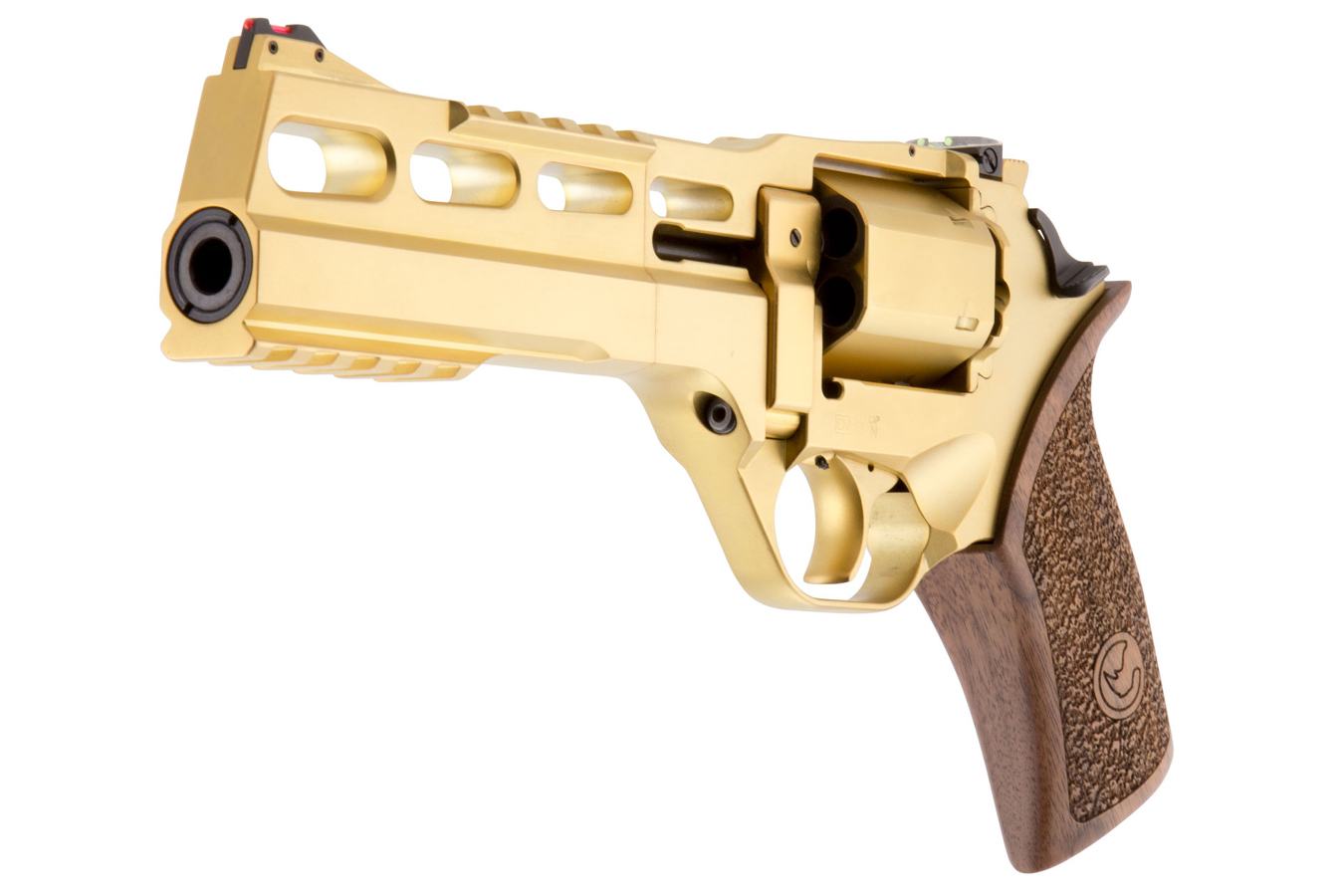 CHIAPPA Rhino 60DS 357 Magnum Double-Action Revolver with Gold PVD Finish and 6 Inch Barrel