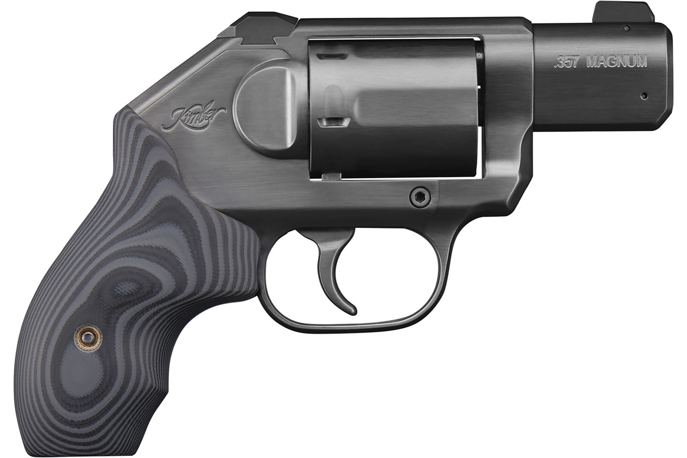 KIMBER K6S 357 Magnum Revolver with Brushed Black DLC Finish