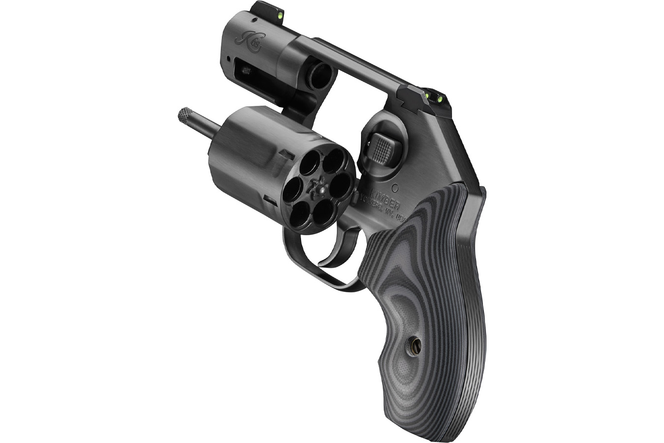 KIMBER K6S 357 Magnum Revolver with Brushed Black DLC Finish