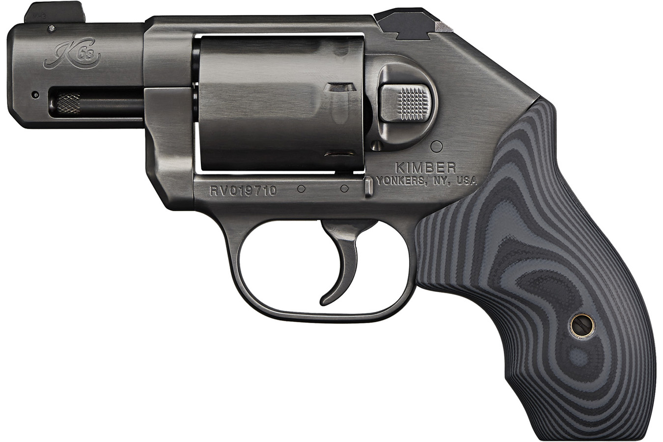 KIMBER K6S 357 Magnum Revolver with Brushed Black DLC Finish