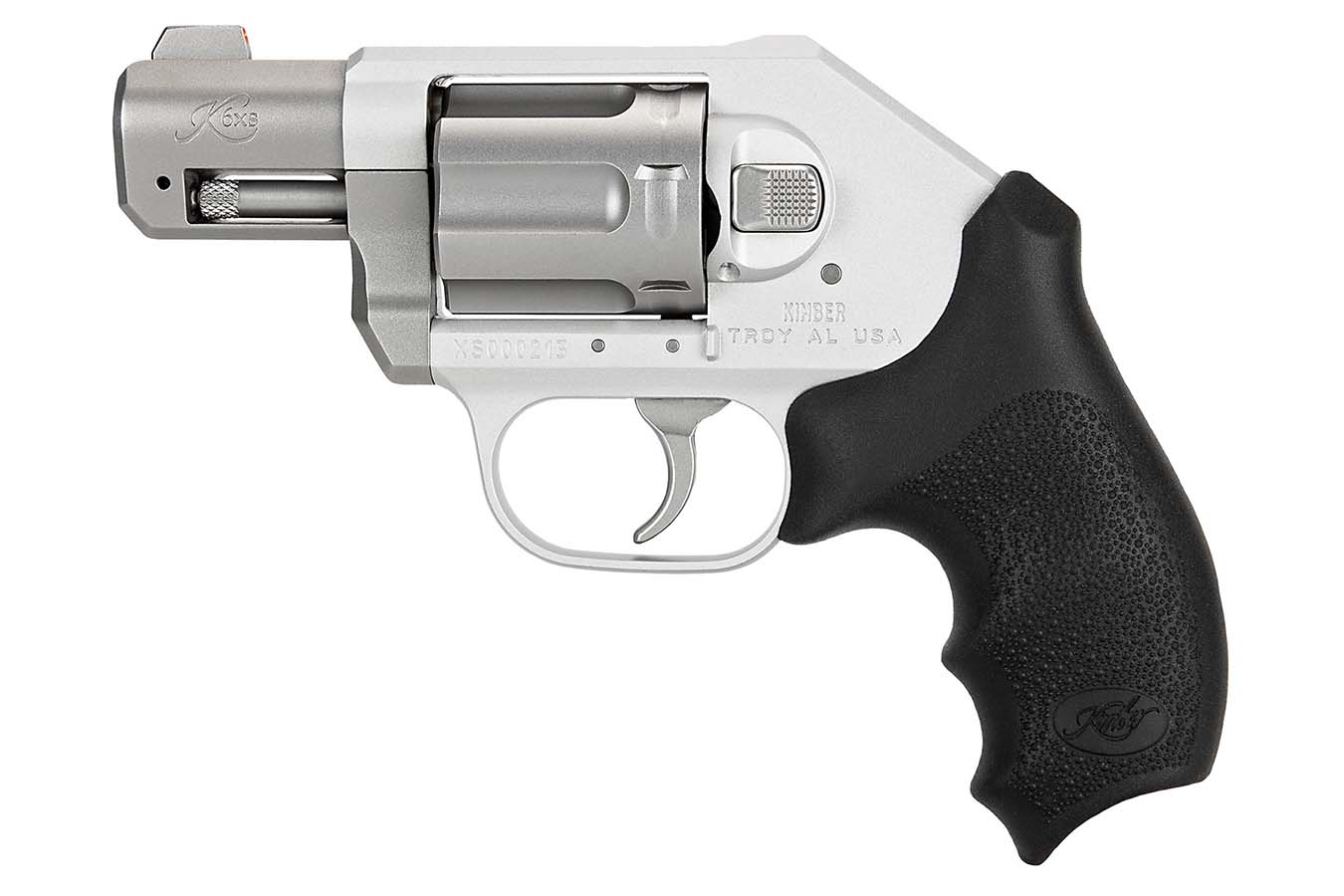 Kimber K6xs Carry 38 Special Revolver with Black Rubber Grips ...