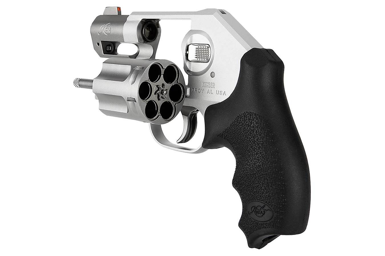 KIMBER K6xs Carry 38 Special Revolver with Black Rubber Grips