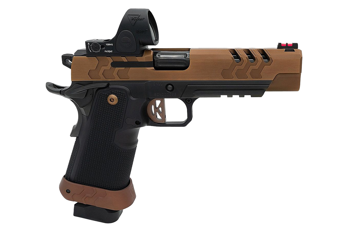 KIMBER 2K11 Target 9mm Semi-Auto Pistol with Trijicon SRO optic, Coyote Slide and Black Frame