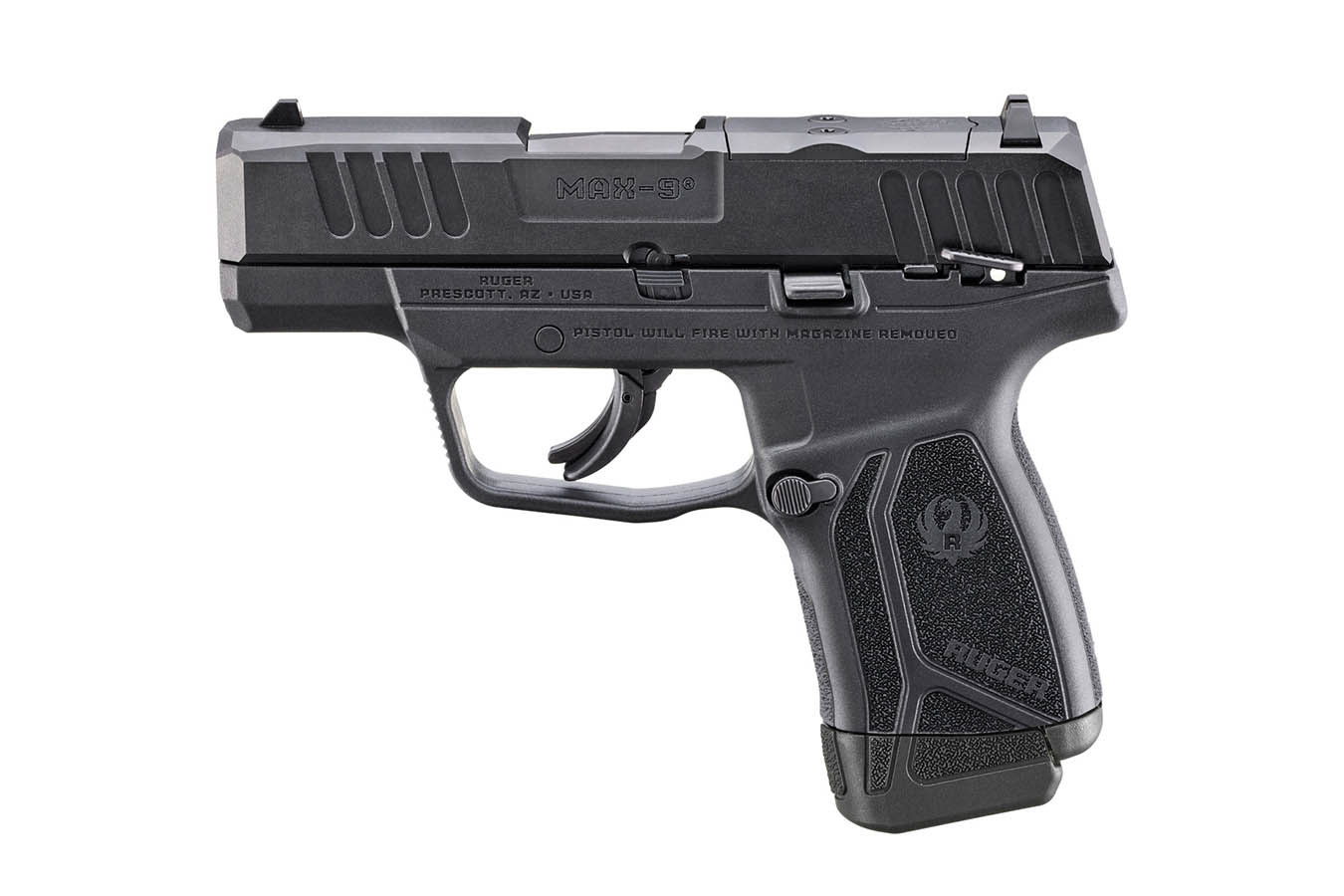 RUGER MAX-9 9mm Optic Ready Semi-Auto Pistol with 3.2 Inch Barrel