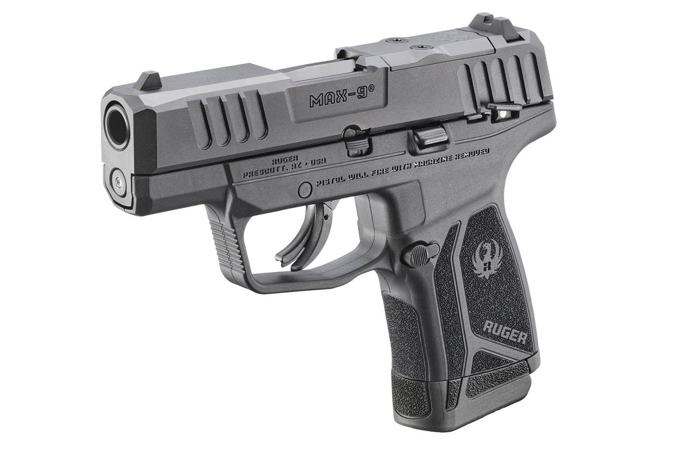 RUGER MAX-9 9mm Optic Ready Semi-Auto Pistol with 3.2 Inch Barrel