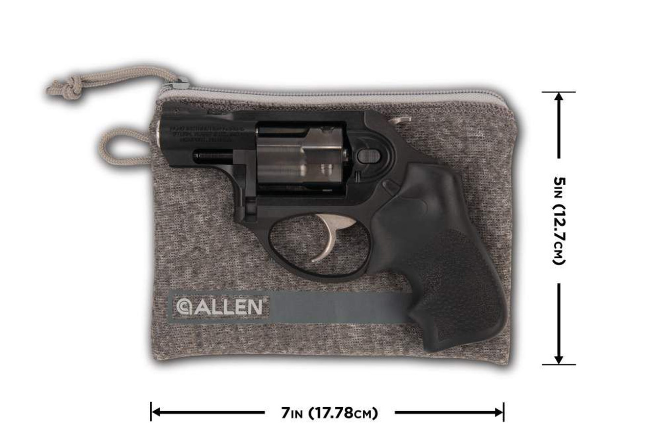 ALLEN COMPANY Gray Pistol Pouch, Compact