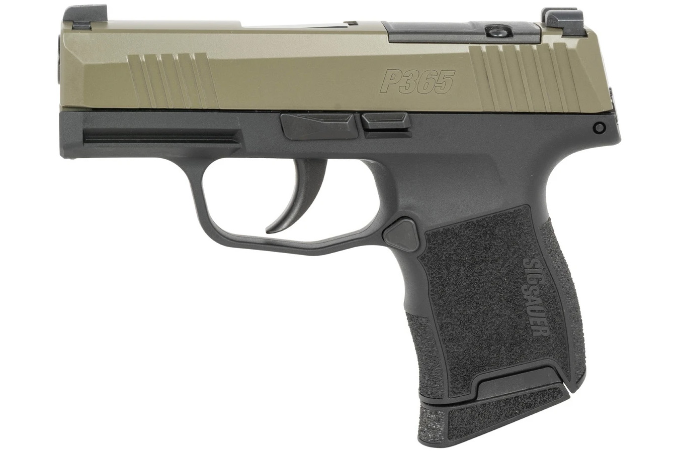 SIG SAUER P365 Micro Compact 9mm Striker-Fired Pistol with Moss Green Optic Ready Slide