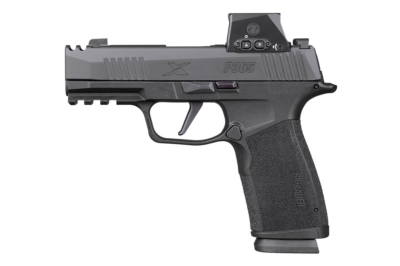 SIG SAUER P365-XMACRO Comp 9mm Optic Ready Pistol with ROMEOX Compact SIG-LOC Red Dot