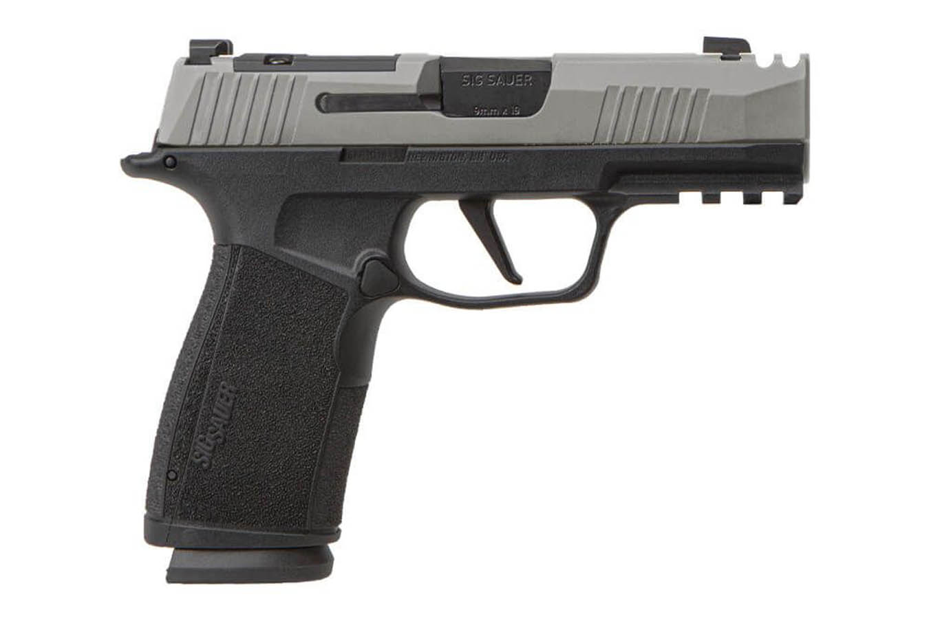 SIG SAUER P365-XMACRO Stainless Comp 9mm Optic Ready Pistol with Slide-Integrated Compensator