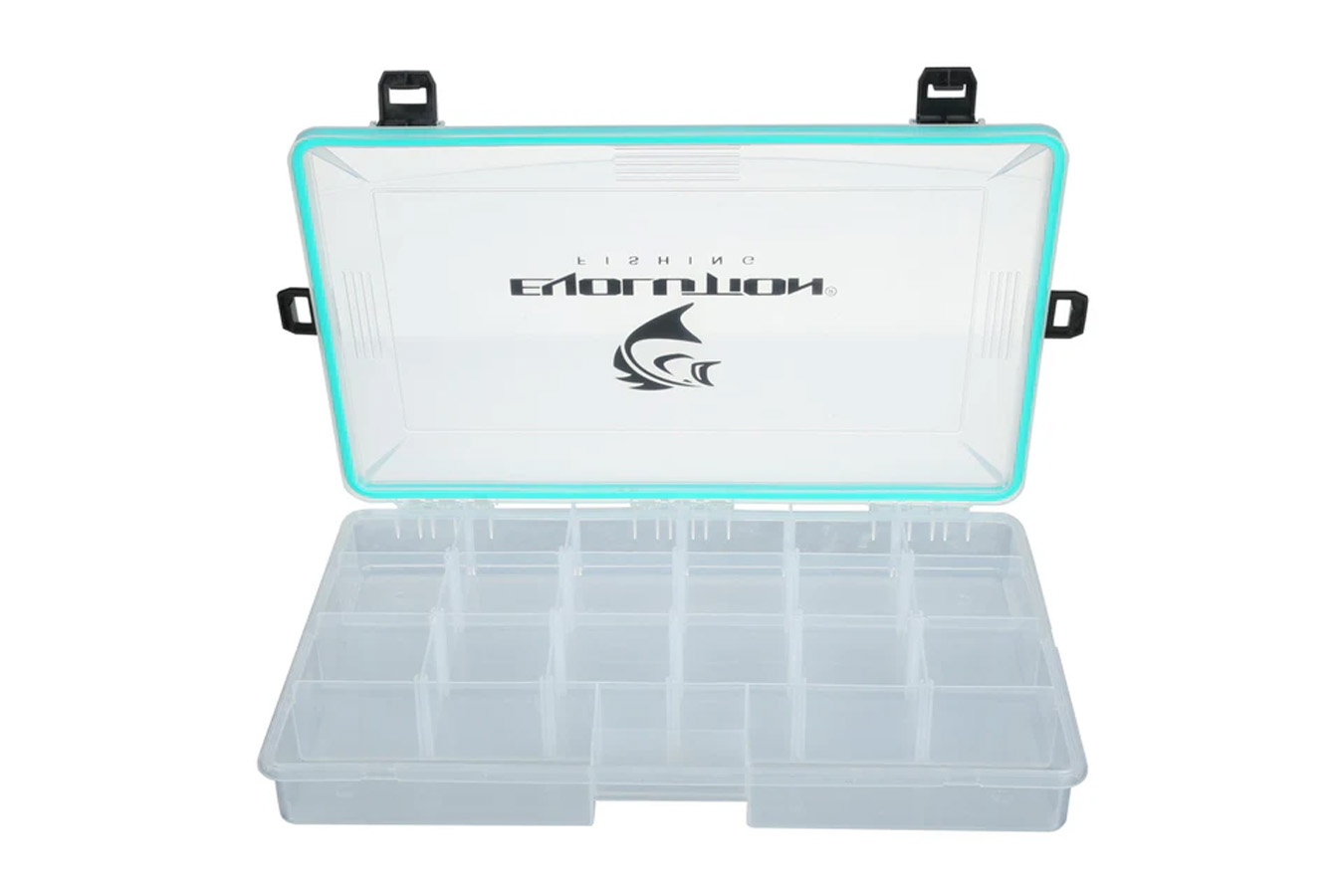 EVOLUTION OUTDOORS Drift Series 3700 4-Latch Waterproof Tray - Seafoam