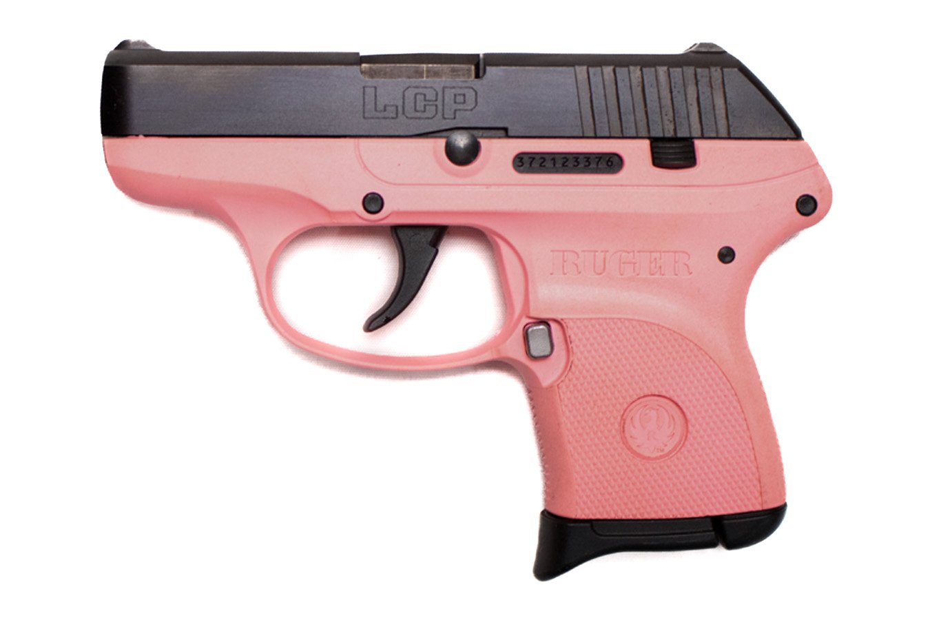 RUGER LCP 380 ACP Police Trade-In Pistol with Pink Grip Frame