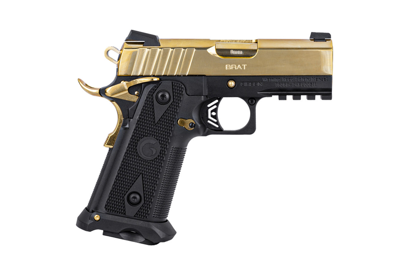 GIRSAN Golden Brat Witness2311 9mm Pistol with Gold Chain