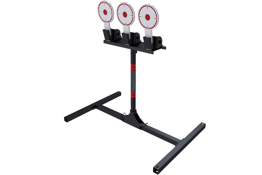 BIRCHWOOD CASEY 3 Spring Loaded Self Resetting Target with Plate Rack