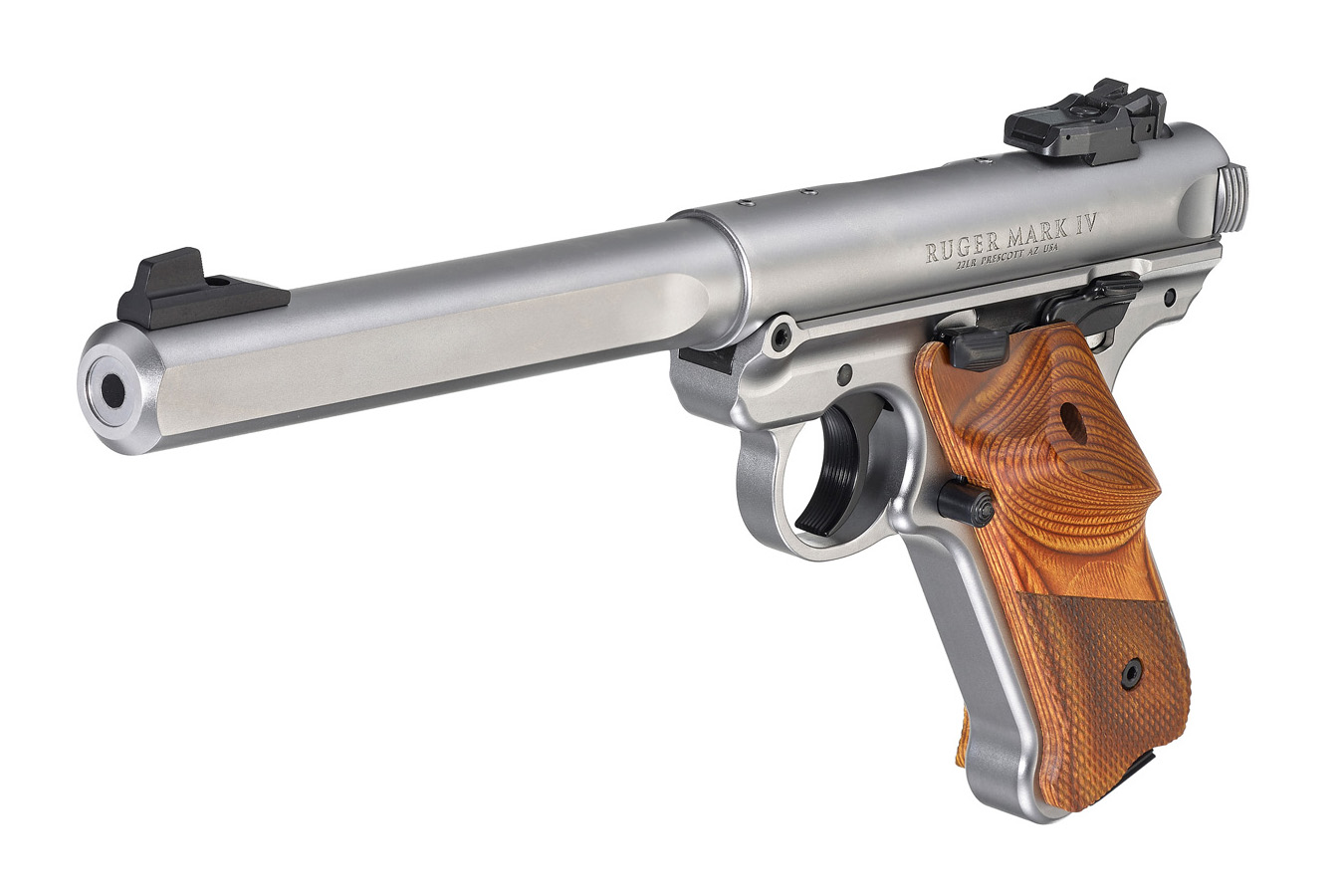 RUGER Mark IV Competition 22LR with Slab-Sided Bull Barrel