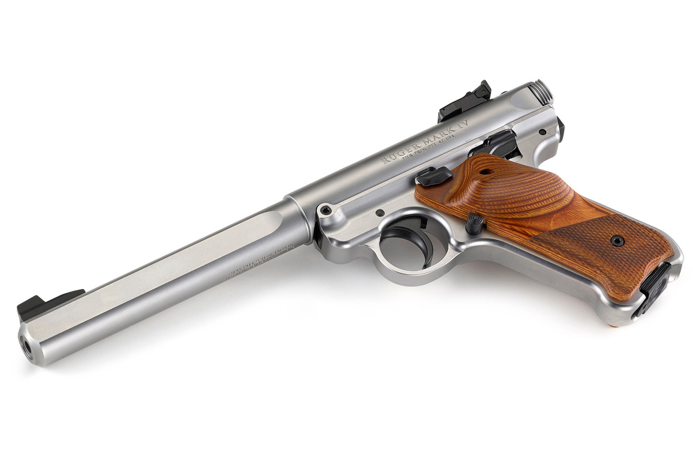 RUGER Mark IV Competition 22LR with Slab-Sided Bull Barrel