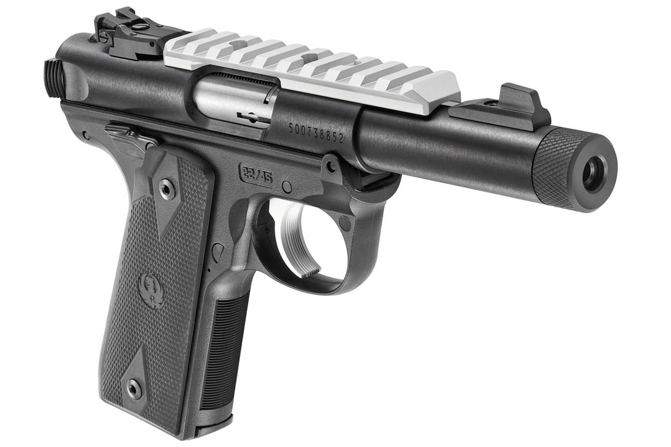 RUGER Mark IV 22/45 22LR Rimfire Pistol with 4.4 Inch Threaded Barrel