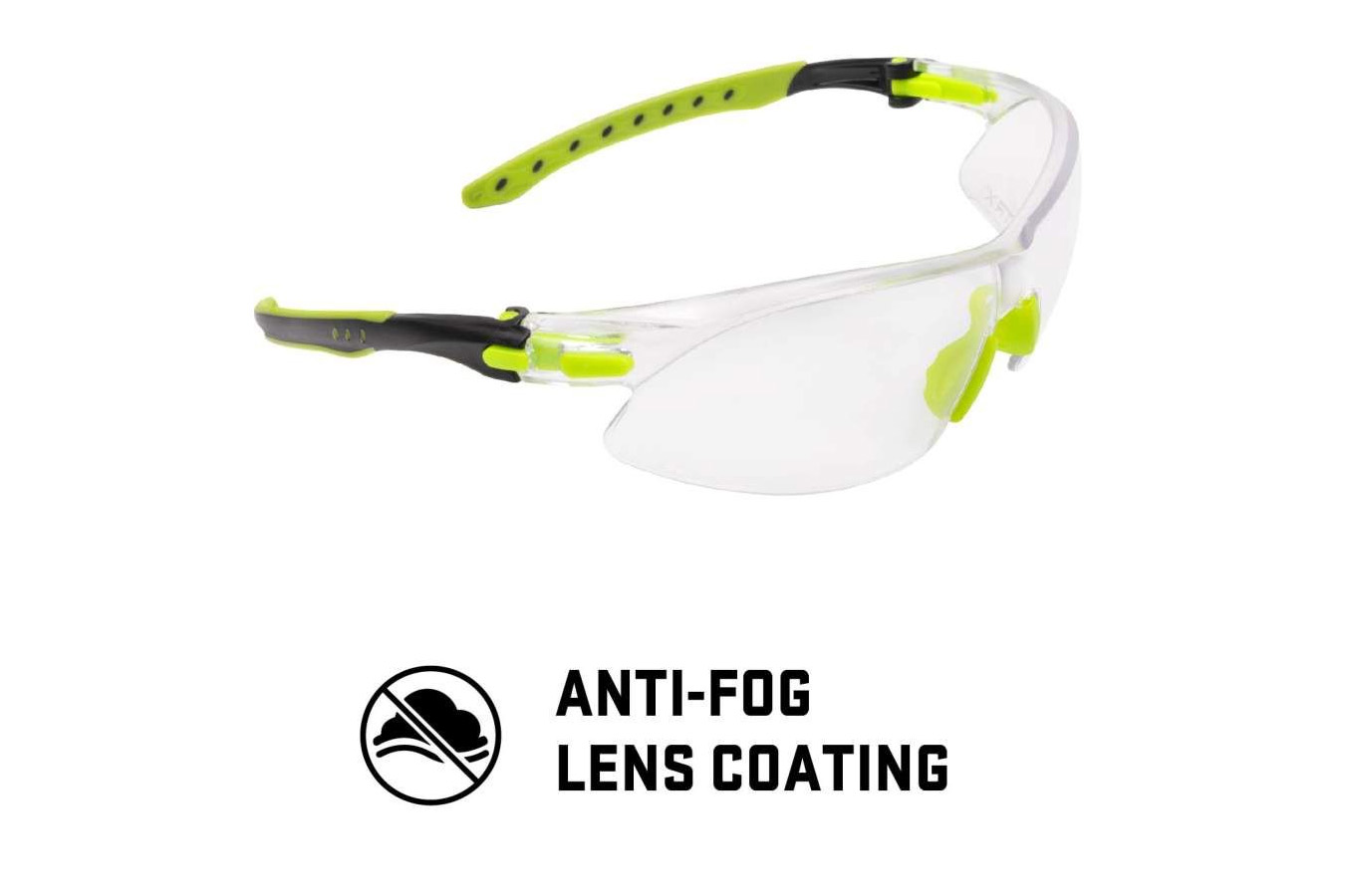 ALLEN COMPANY ULTRX Keen Safety Glasses, Youth - Lime Green