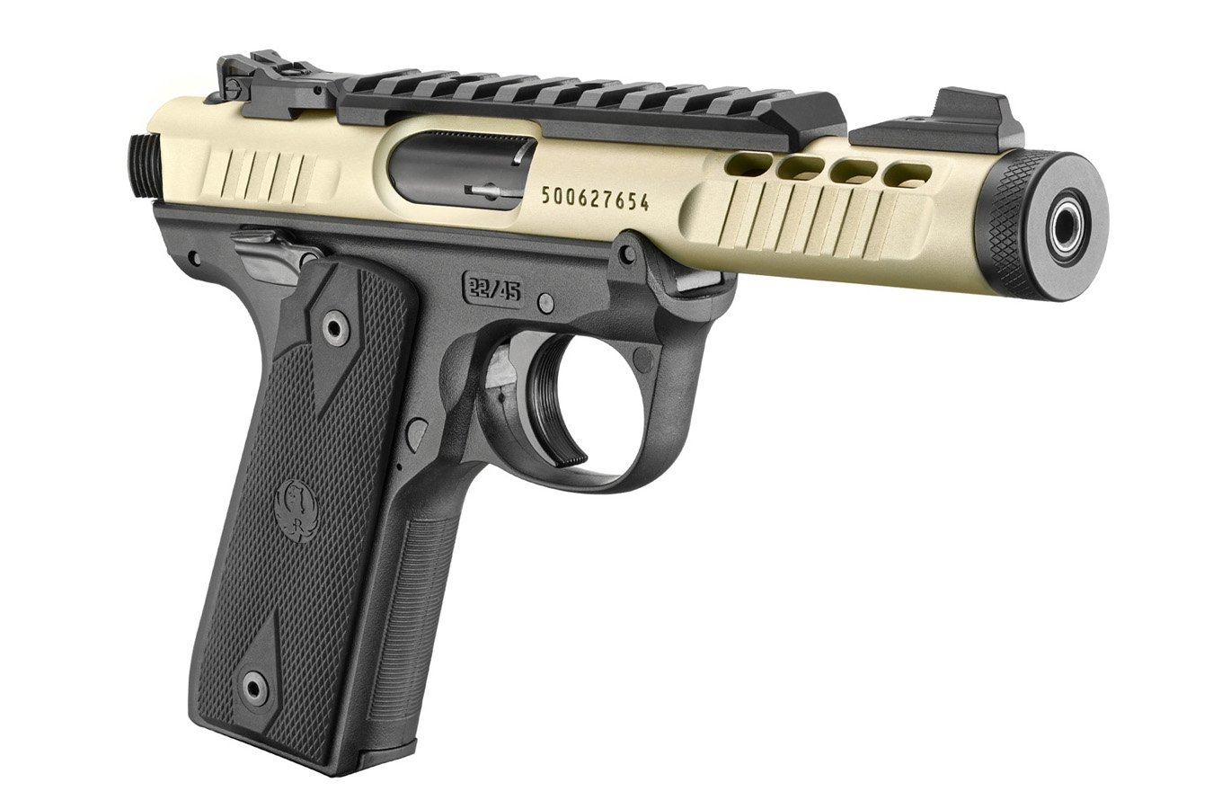 RUGER Mark IV 22/45 Lite 22LR Pistol with Champagne Anodized Finish