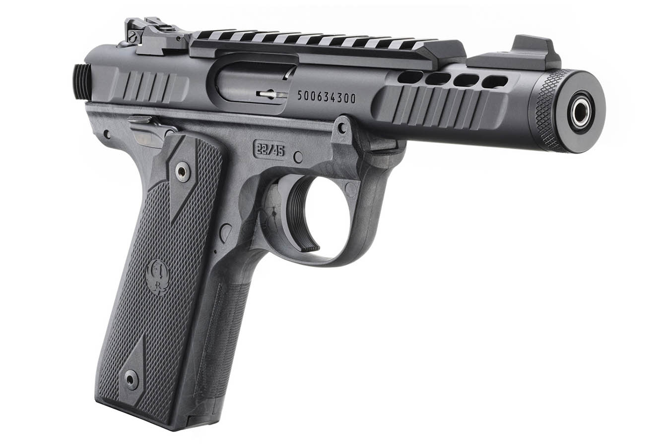 RUGER Mark IV 22/45 Lite 22LR Rimfire Pistol with Kryptek Typhon Camo Dipped Polymer Finish