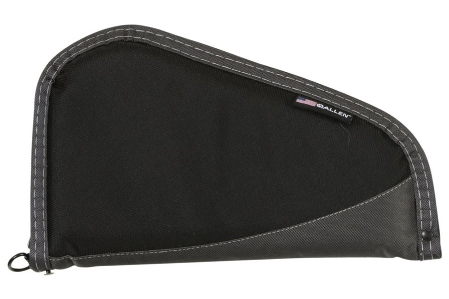 ALLEN COMPANY 8 Inch Deluxe Handgun Case (Black/Gray)