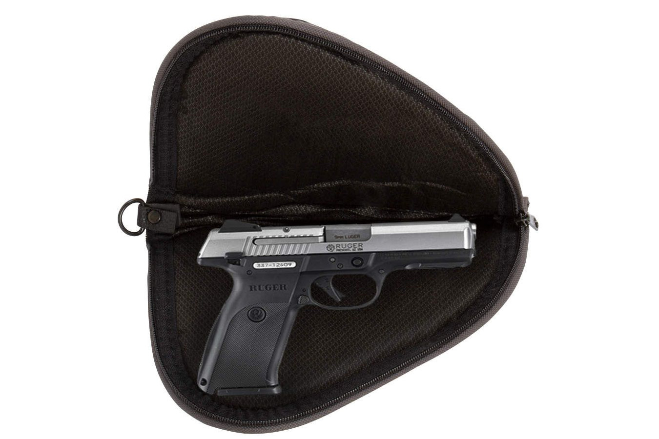 ALLEN COMPANY 8 Inch Deluxe Handgun Case (Black/Gray)