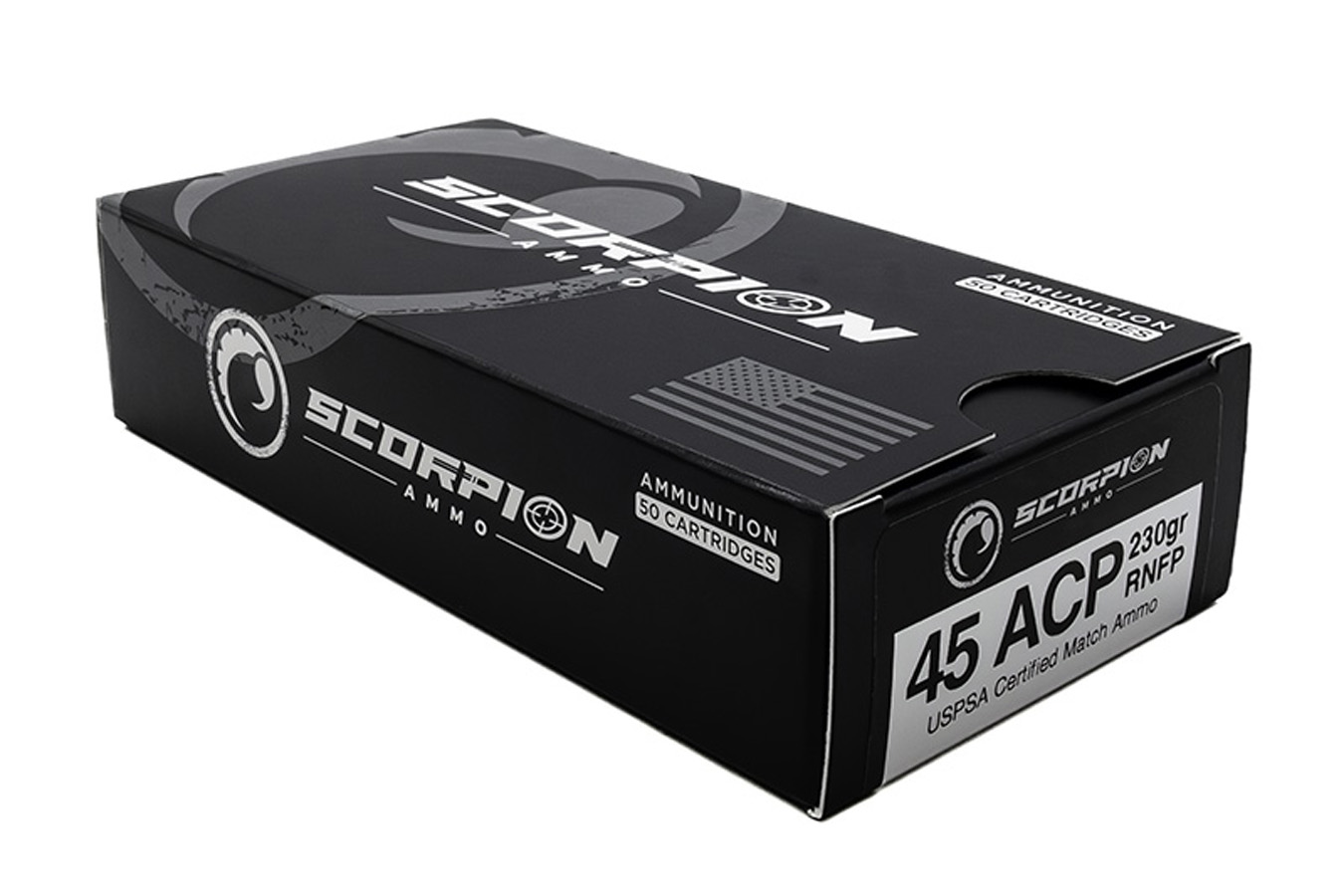 SCORPION 45 ACP 230 gr RNFP USPSA Certified Match-Grade 50/Box