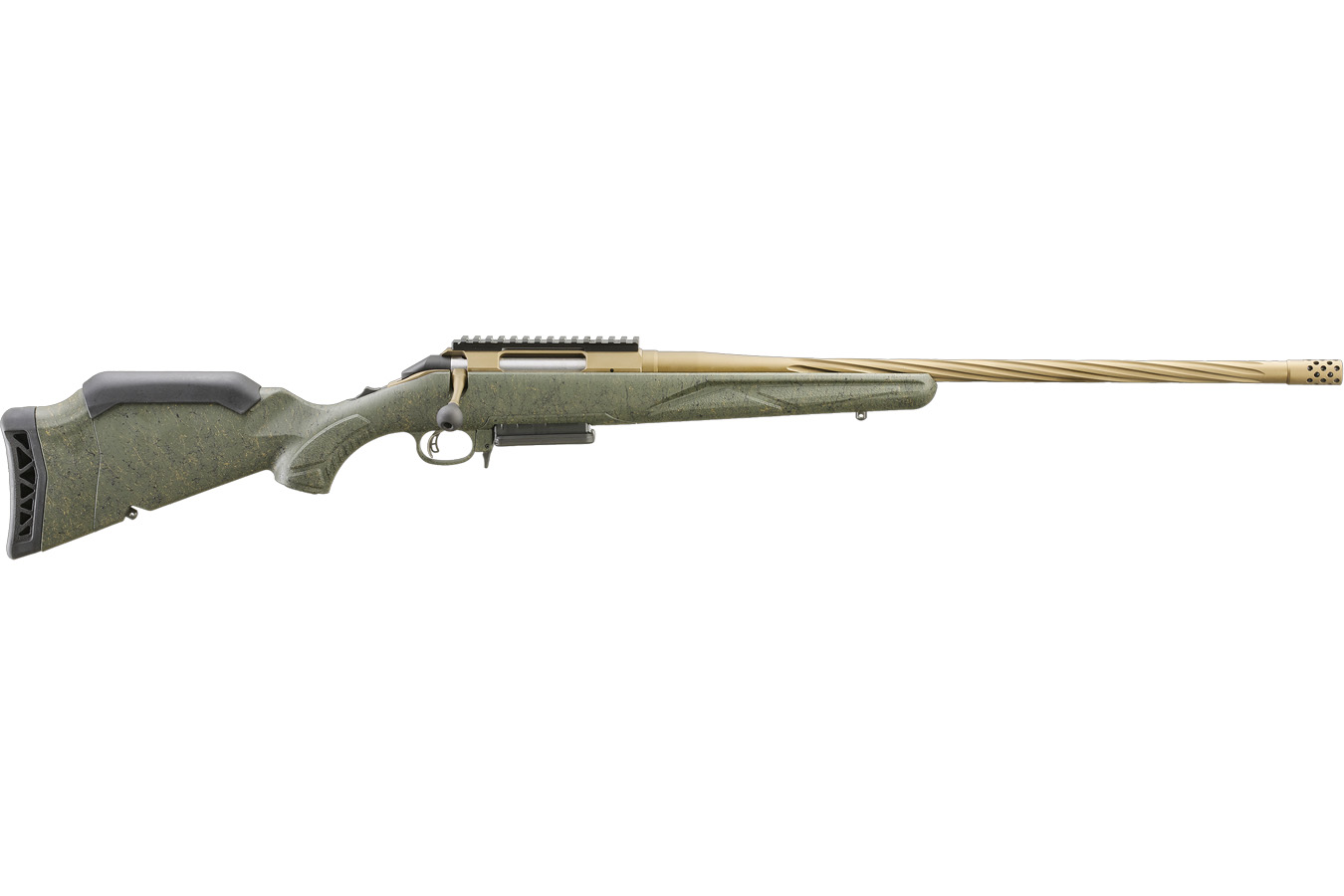 RUGER American Predator Gen II 30-06 Springfield Bolt-Action Rifle with Green Splatter Finish