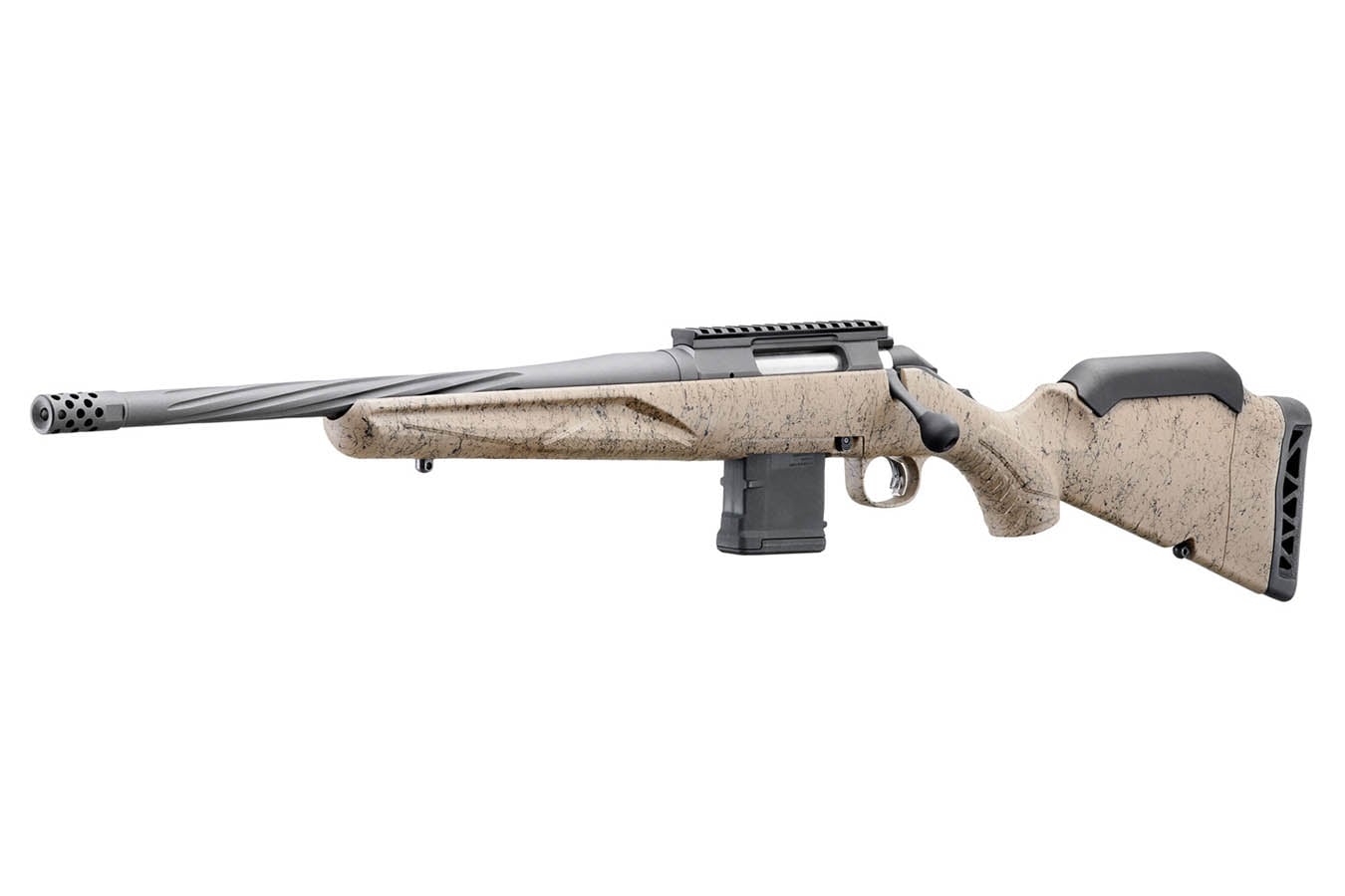 RUGER American Gen II Ranch 5.56 NATO Bolt-Action Rifle with FDE Splatter Stock