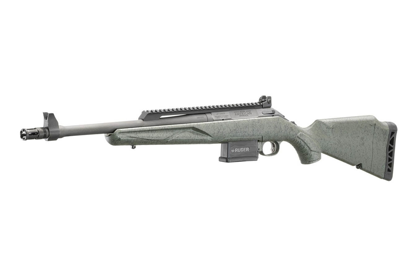 RUGER American Gen II Scout 308 Win Bolt-Action Rifle with Leaf Green Stock