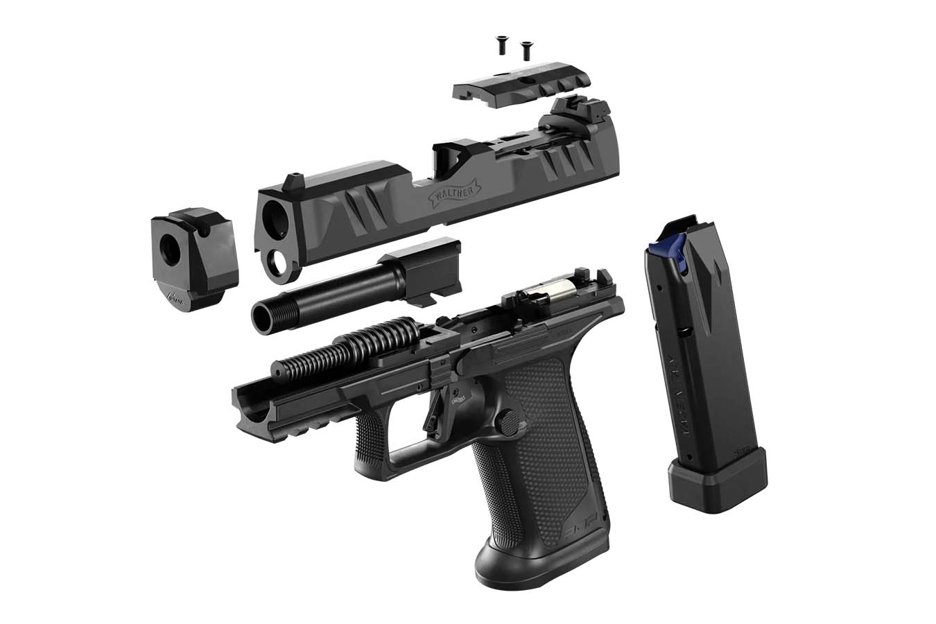 WALTHER PDP F-Series Pro-X PMM 9mm Optic Ready Pistol with PMM Compensator