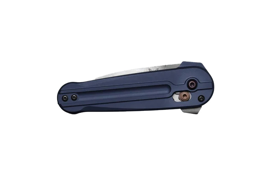 BENCHMADE KNIFE Lowden Crater Blue Aluminum Folding Knife
