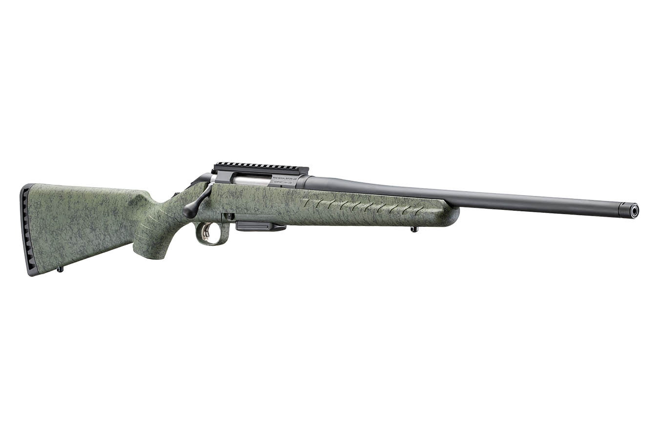 GLENFIELD Model A 223 Rem Bolt-Action Rifle with Moss Green Splatter Stock and 20 Inch Threaded Barrel