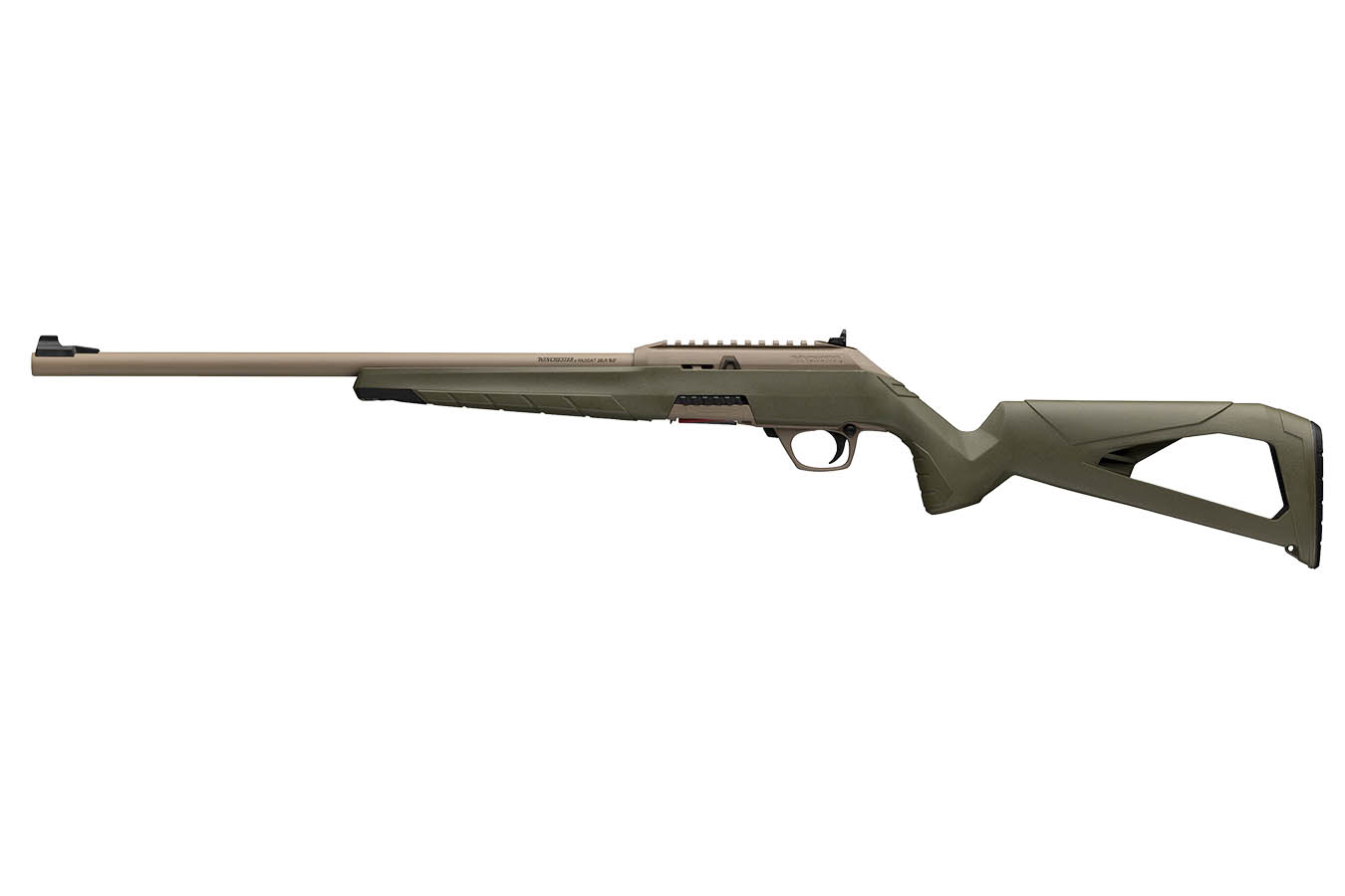 WINCHESTER FIREARMS Wildcat 22LR Semi-Auto Rifle with OD Green Stock and FDE Barrel