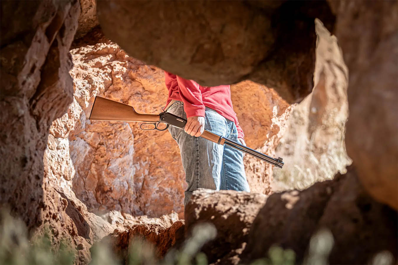 WINCHESTER FIREARMS Ranger 22LR Lever-Action Rifle with Walnut Stock