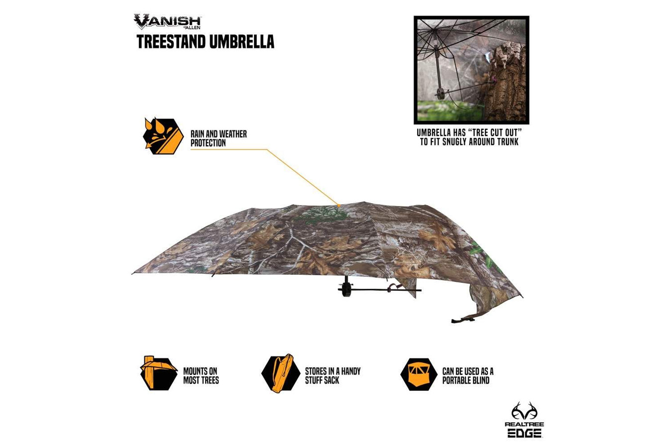 ALLEN COMPANY Treestand Umbrella in Realtree Edge