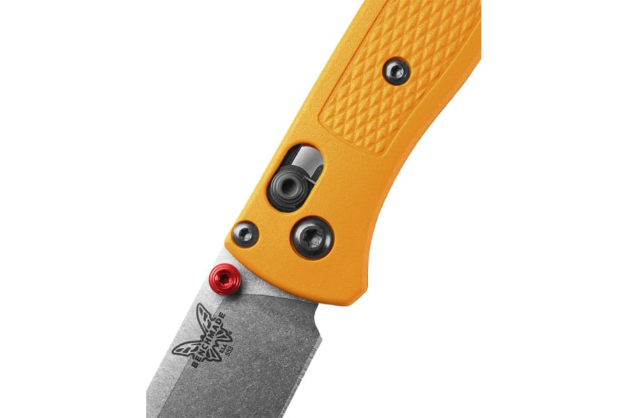 BENCHMADE KNIFE Mini Bugout Knife Daybreak Yellow Grivory