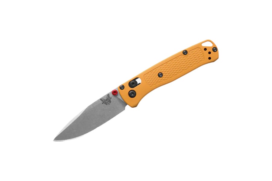 BENCHMADE KNIFE Mini Bugout Knife Daybreak Yellow Grivory