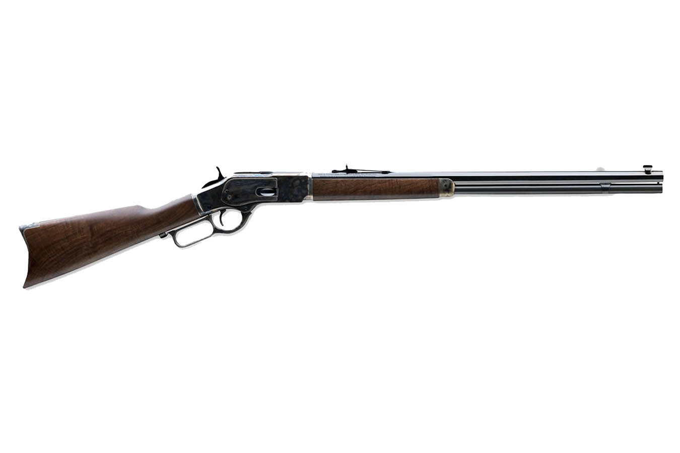 WINCHESTER FIREARMS 1873 357 Magnum/38 Special Lever-Action Short Rifle w/ Walnut Stock