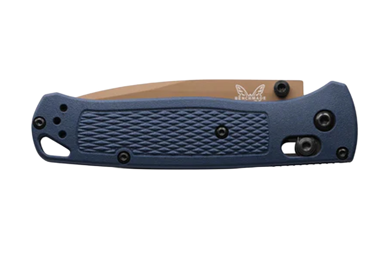 BENCHMADE KNIFE Bugout Folding Pocket Knife (Crater Blue Grivory)