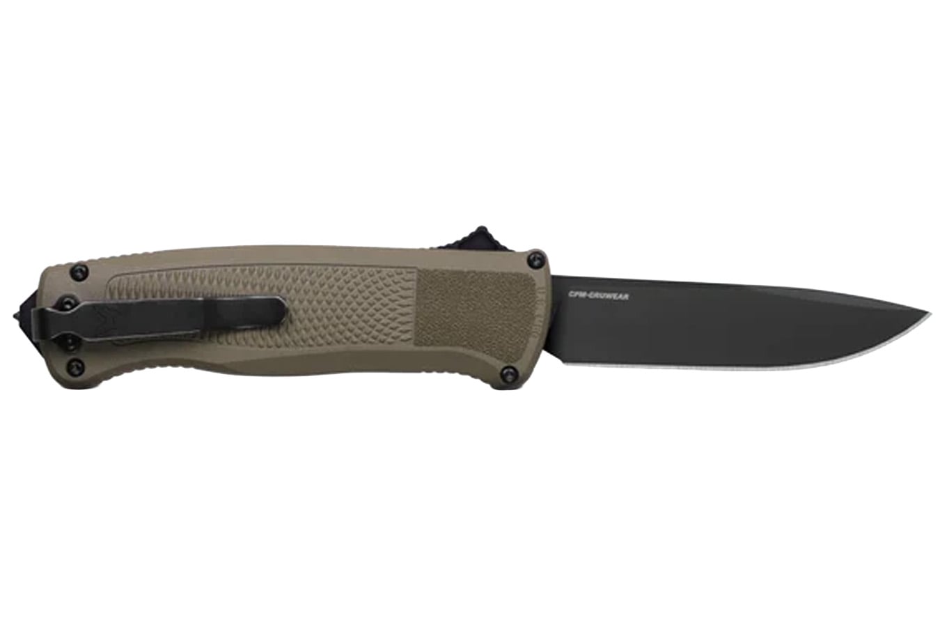 BENCHMADE KNIFE Shootout - Ranger Green Grivory - Drop-Point Folding Pocket Knife