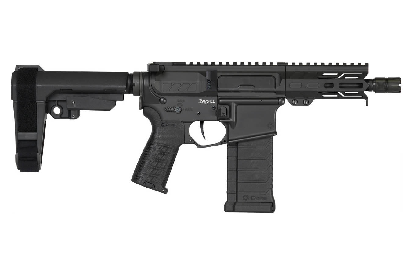 CMMG BANSHEE MK4 5.7x28mm AR Pistol with Armor Black Cerakote Finish